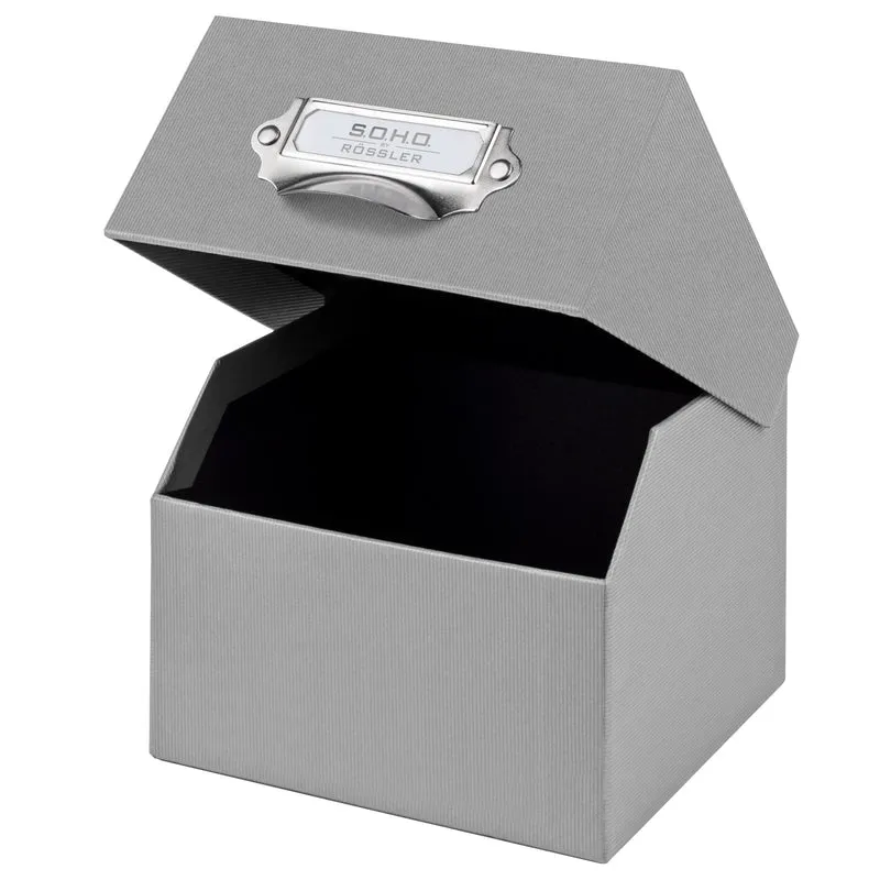 S.O.H.O. Box für Fotos & Karteikarten | A6 | 16,7x12,5cm | stone-grau