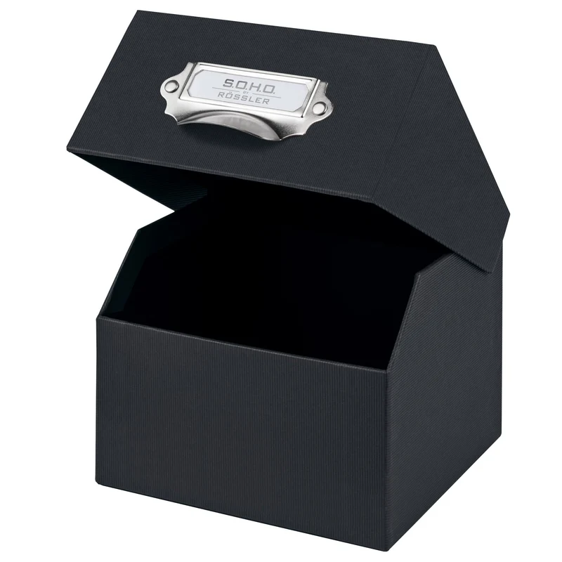 S.O.H.O. Box für Fotos & Karteikarten | A6 | 16,7x12,5cm | schwarz