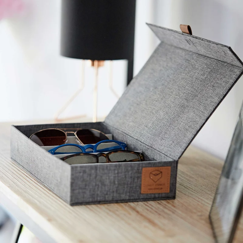 LOVE IT STORE IT Brillenbox für 5 Brillen – PREMIUM