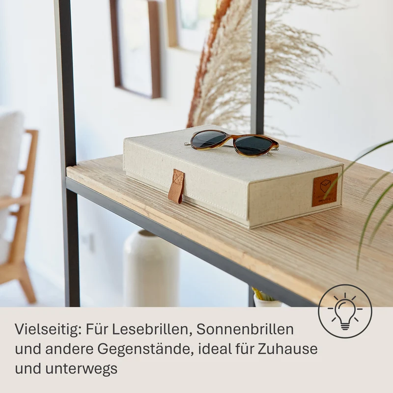 LOVE IT STORE IT Brillenbox für 5 Brillen – PREMIUM