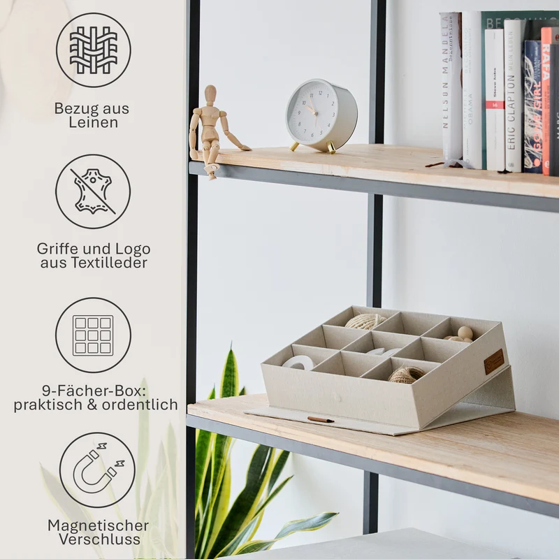 LOVE IT STORE IT Aufbewahrungsbox mit Deckel – PREMIUM NATUR