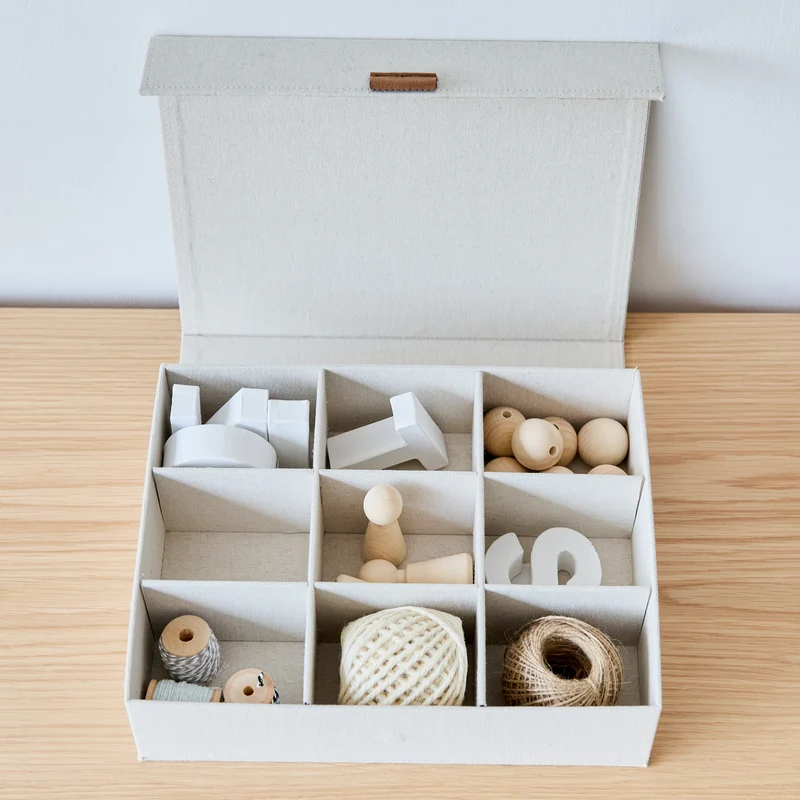 LOVE IT STORE IT Aufbewahrungsbox mit Deckel – PREMIUM NATUR