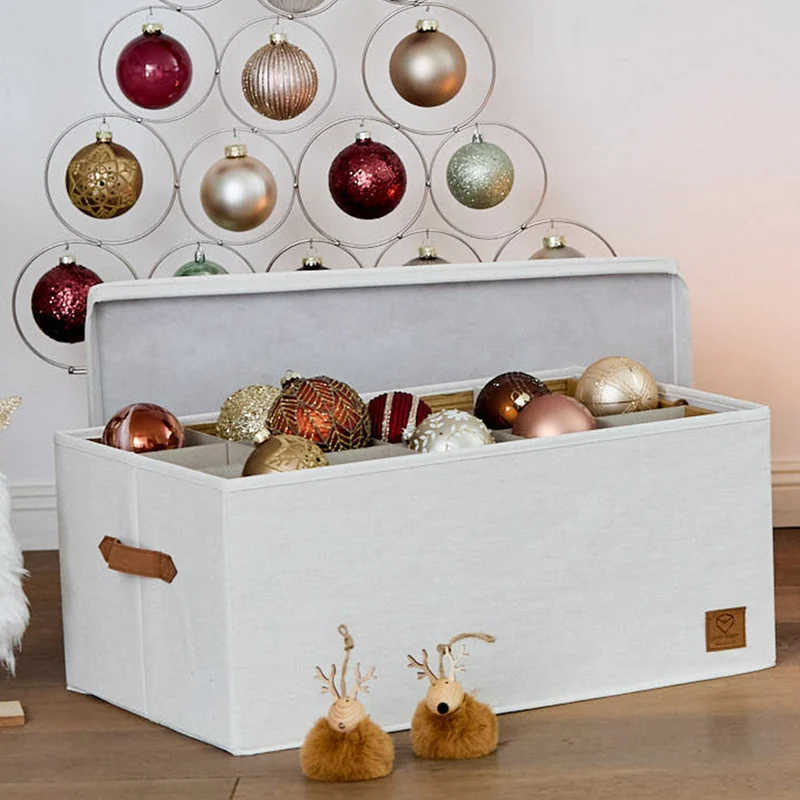 LOVE IT STORE IT Aufbewahrungsbox für Weihnachtskugeln, 58x36x25 cm – PREMIUM
