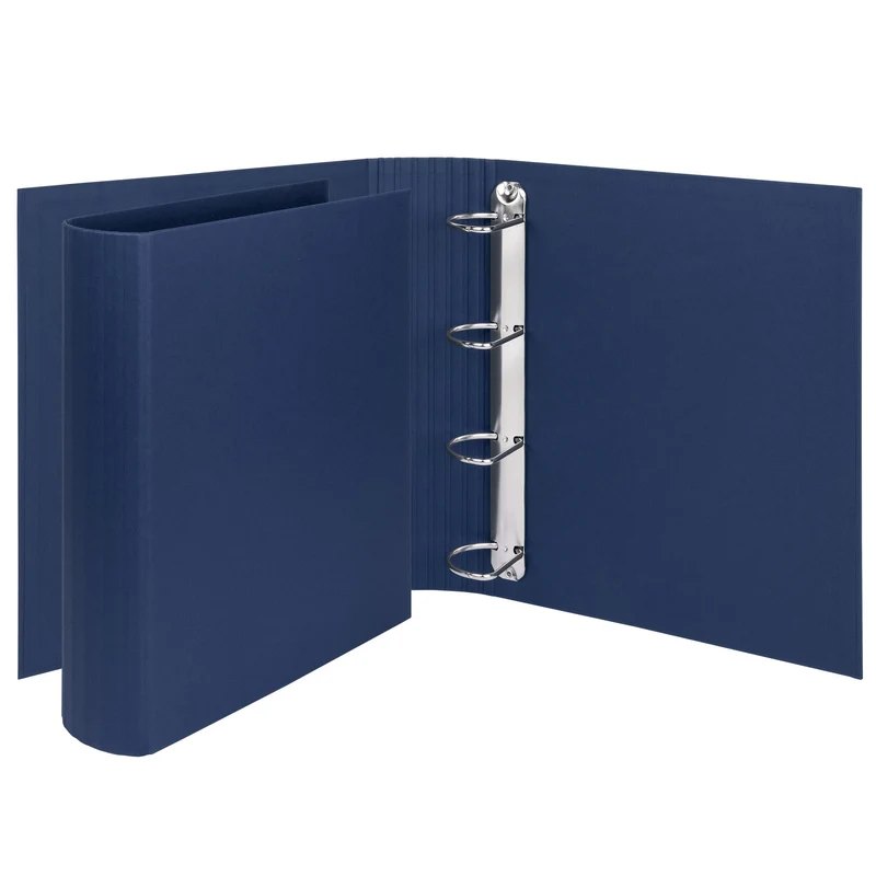 S.O.H.O. Ringbuchordner breit | A4 | 5cm | 4-Ring-Mechanik | navy-blau