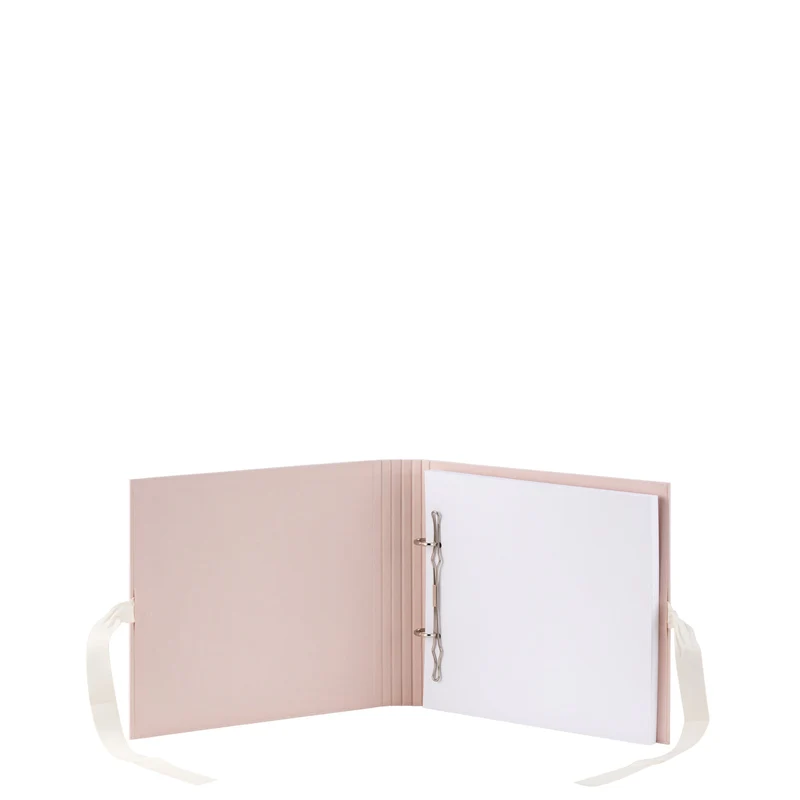S.O.H.O. Fotoringbuch | 26x22cm | 50 Seiten - Nachfüllbar | powder-rosa