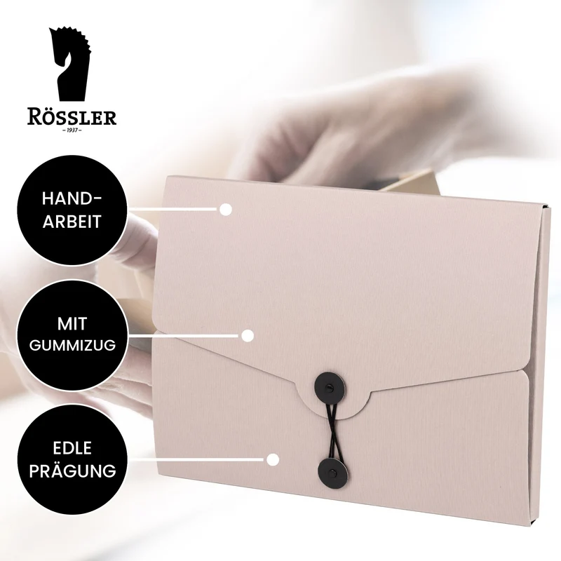 S.O.H.O. Sammelmappe | A4 | Jurismappe mit Gummizug | powder-rosa
