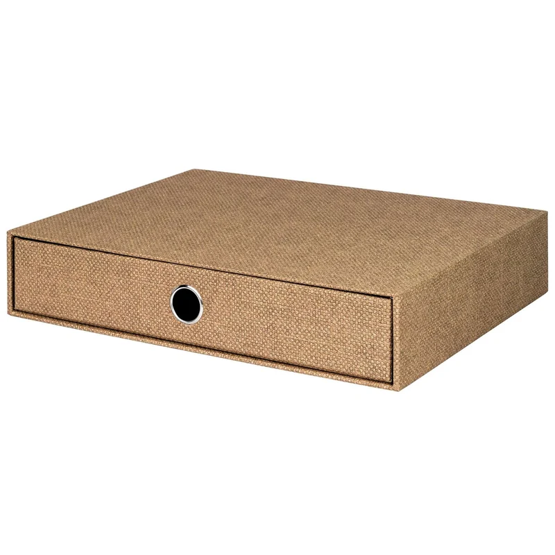 S.O.H.O. Schubladenbox | A4 | Querformat | 1 Fach | haselnuss-braun