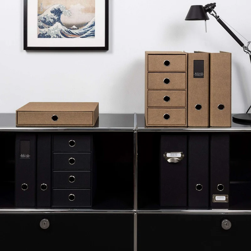 S.O.H.O. Schubladenbox | A4 | Querformat | 1 Fach | haselnuss-braun