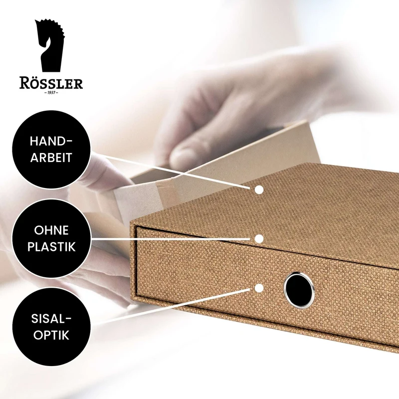 S.O.H.O. Schubladenbox | A4 | Querformat | 1 Fach | haselnuss-braun