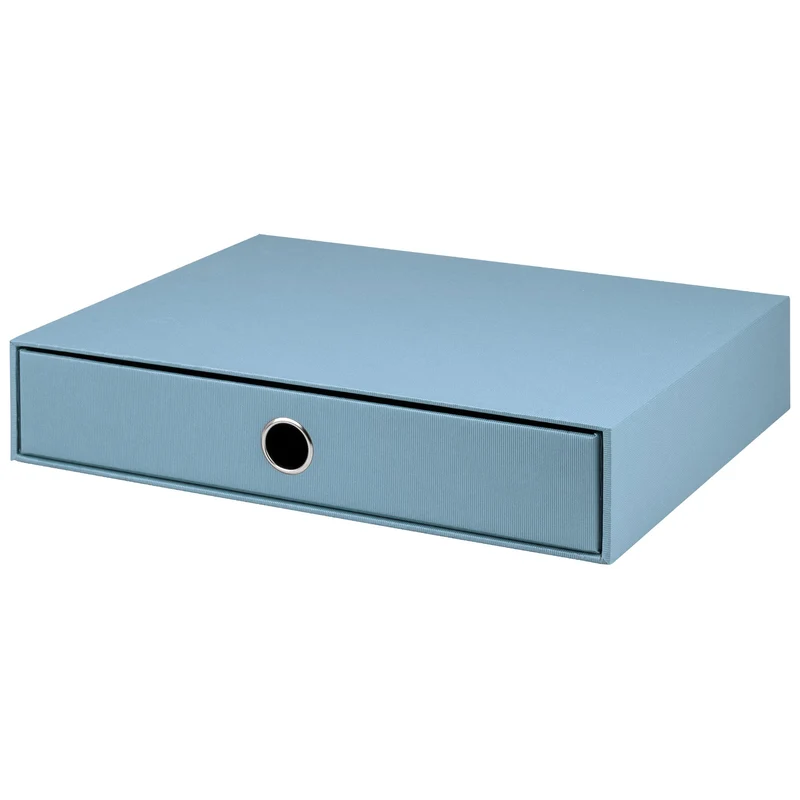 S.O.H.O. Schubladenbox | A4 | Querformat | 1 Fach | denim-blau