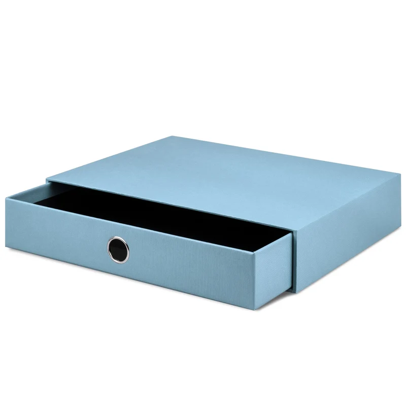 S.O.H.O. Schubladenbox | A4 | Querformat | 1 Fach | denim-blau