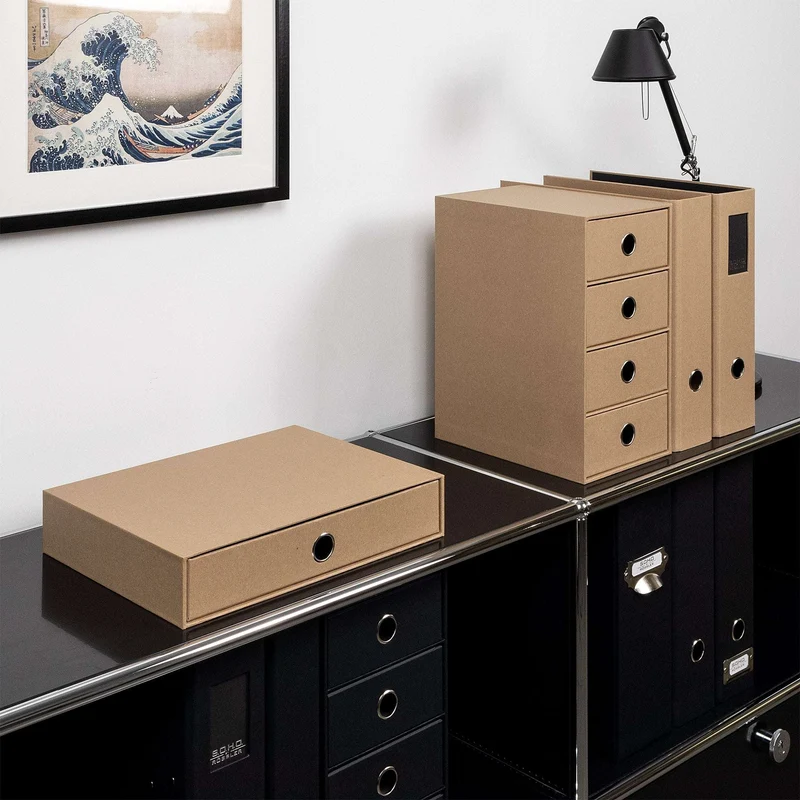 S.O.H.O. Schubladenbox | A4 | Querformat | 1 Fach | kraft