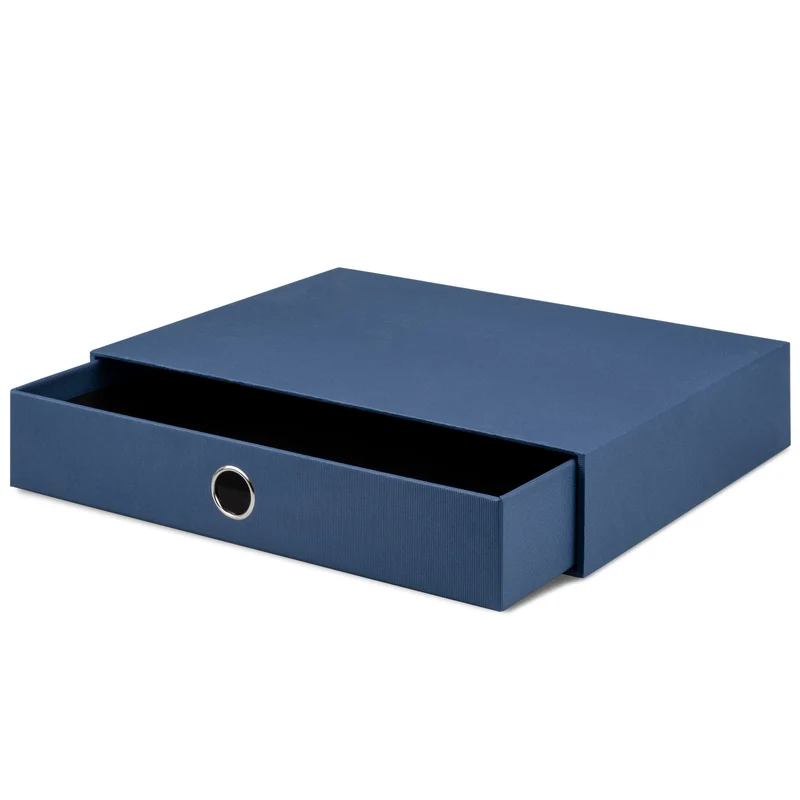 S.O.H.O. Schubladenbox | A4 | Querformat | 1 Fach | navy-blau