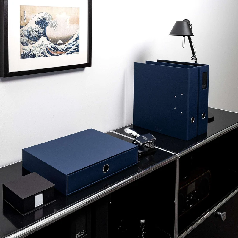 S.O.H.O. Schubladenbox | A4 | Querformat | 1 Fach | navy-blau