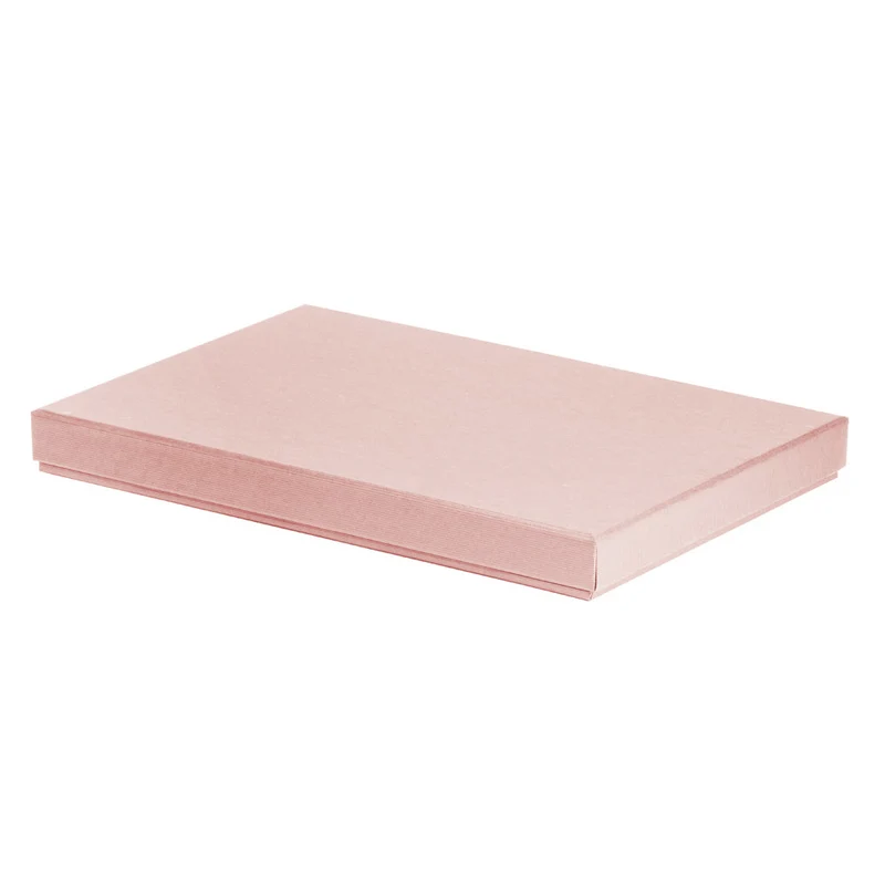 Box flach | A4 | Geschenke & Fotos | Mit Deckel | powder-rosa