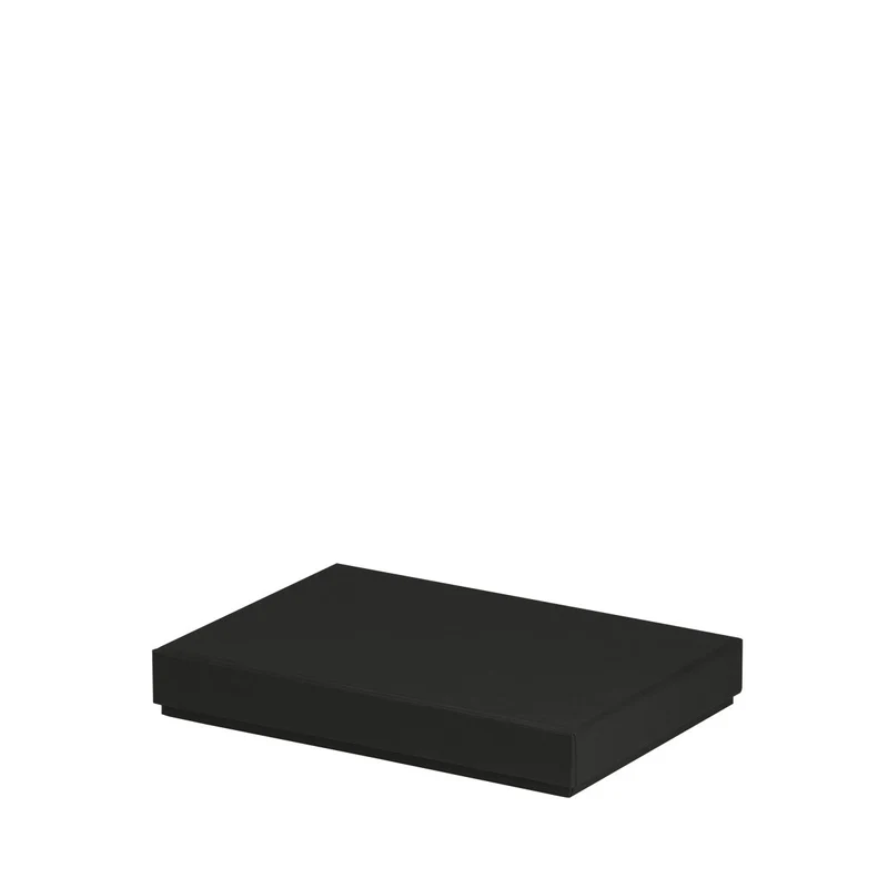 Box flach | A5 | Geschenke & Fotos | Mit Deckel | schwarz