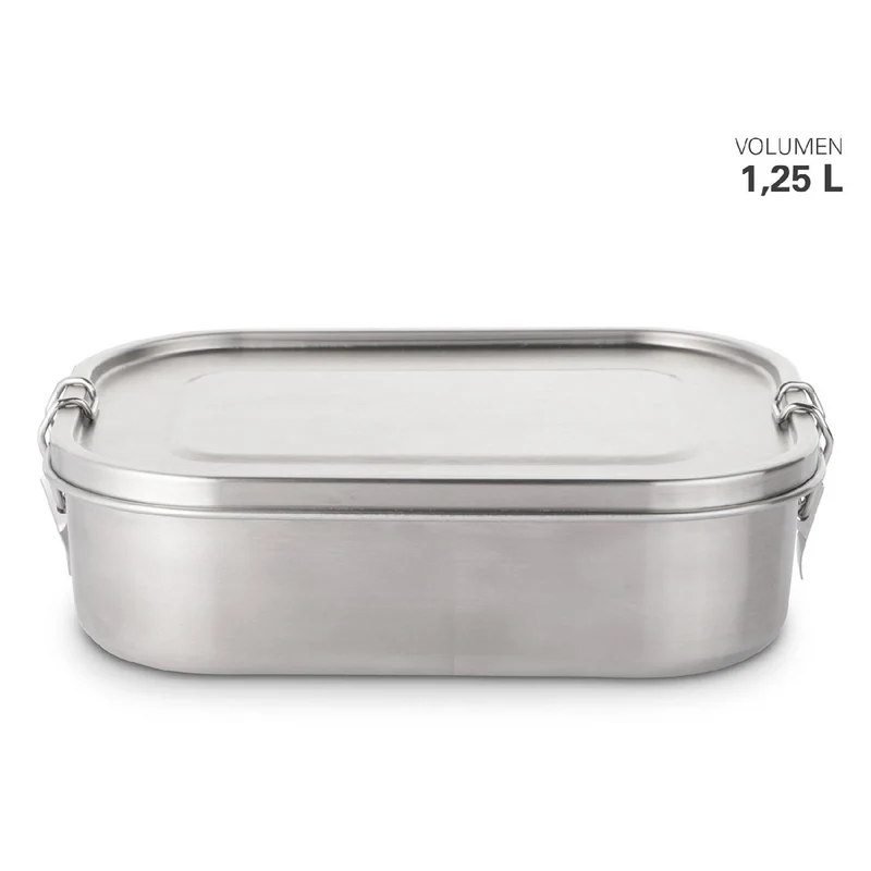 Weis Vesperdose aus Edelstahl mit Dichtung und Teiler 1,25 L