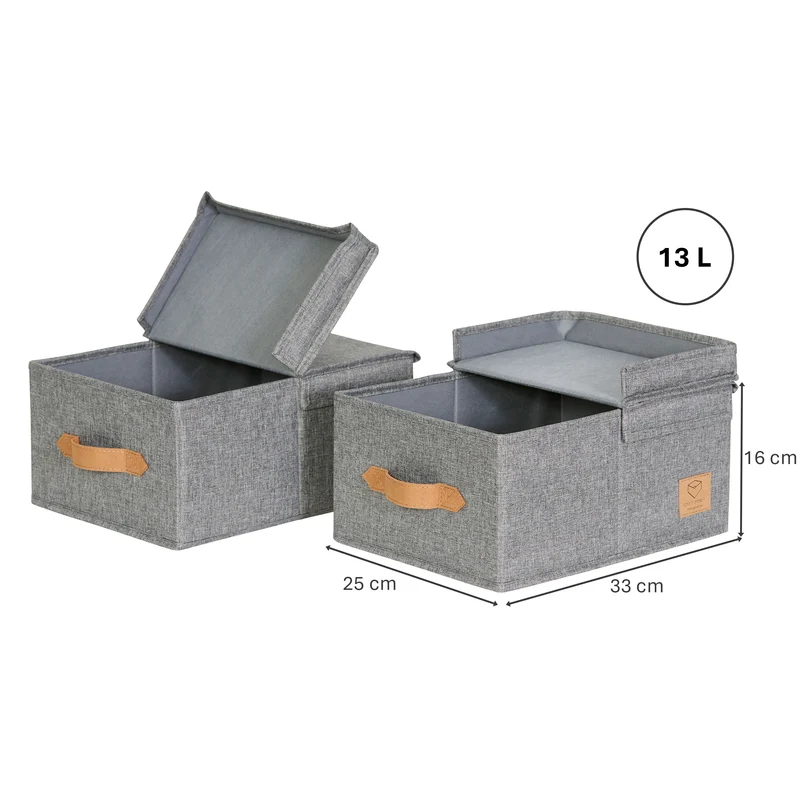 LOVE IT STORE IT Aufbewahrungsbox mit Klappdeckel – PREMIUM