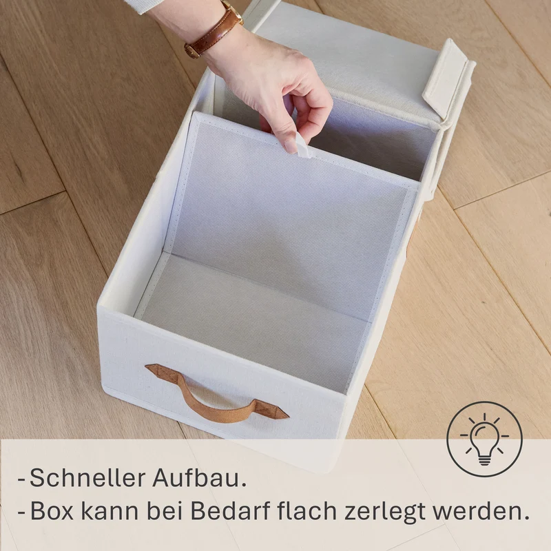LOVE IT STORE IT Aufbewahrungsbox mit Klappdeckel – PREMIUM