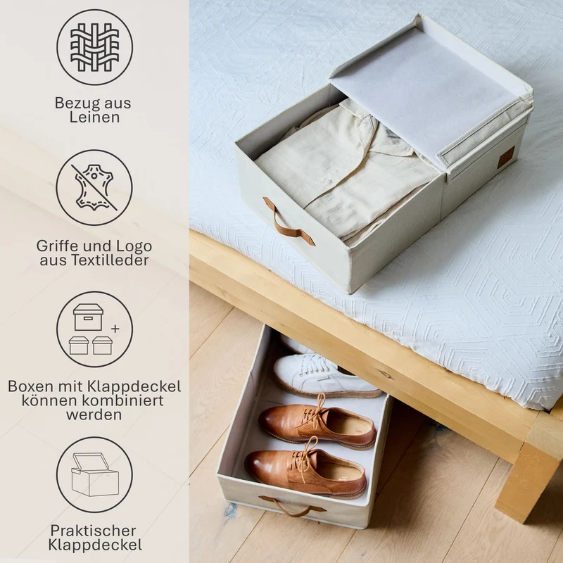 LOVE IT STORE IT Aufbewahrungsbox mit Klappdeckel – PREMIUM