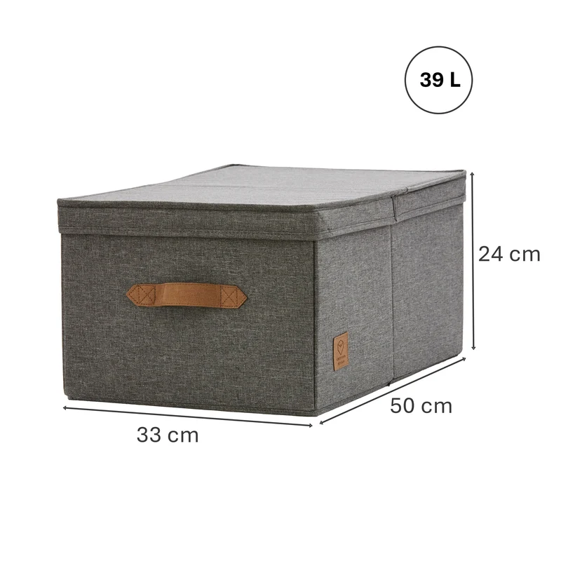 LOVE IT STORE IT Aufbewahrungsbox mit Klappdeckel – PREMIUM