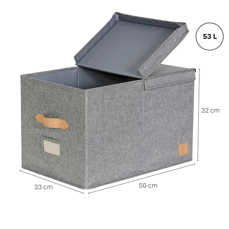 LOVE IT STORE IT Aufbewahrungsbox mit Klappdeckel – PREMIUM