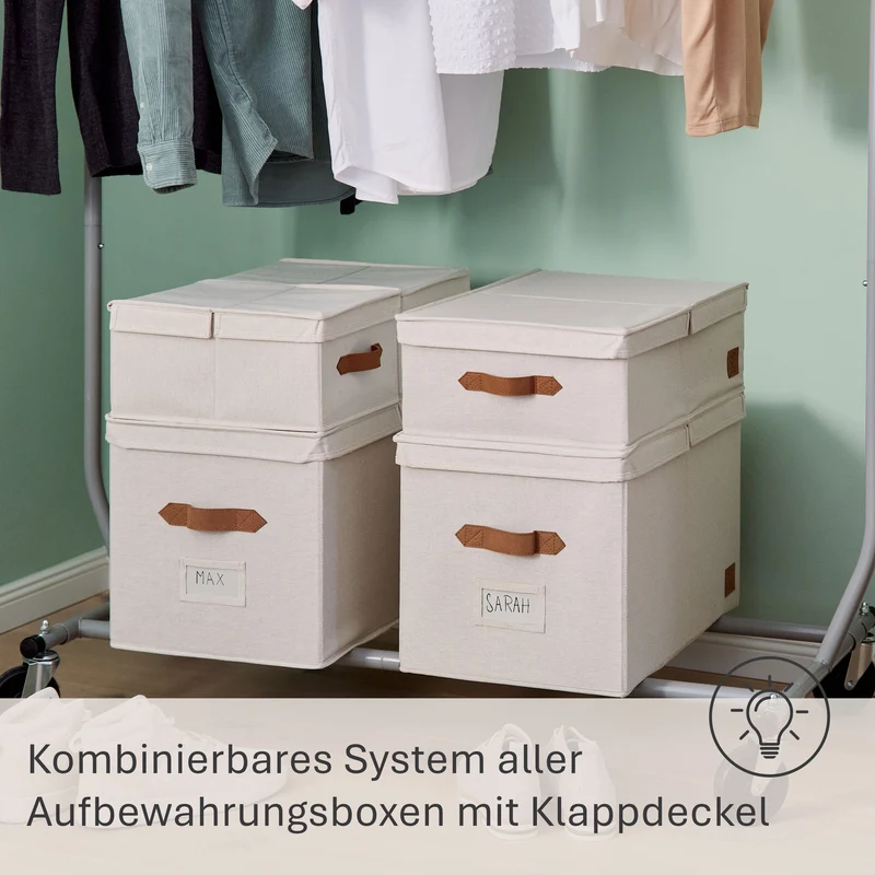 LOVE IT STORE IT Aufbewahrungsbox mit Klappdeckel – PREMIUM
