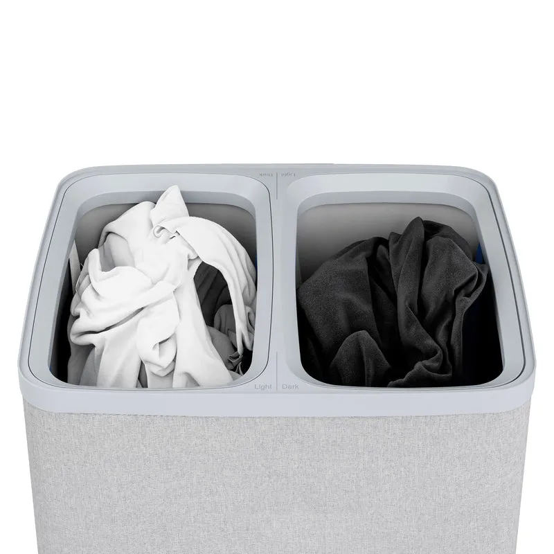 LOVE IT STORE IT Wäschesammler mit Unterteilern, 100l, 67x56x40 cm – PREMIUM