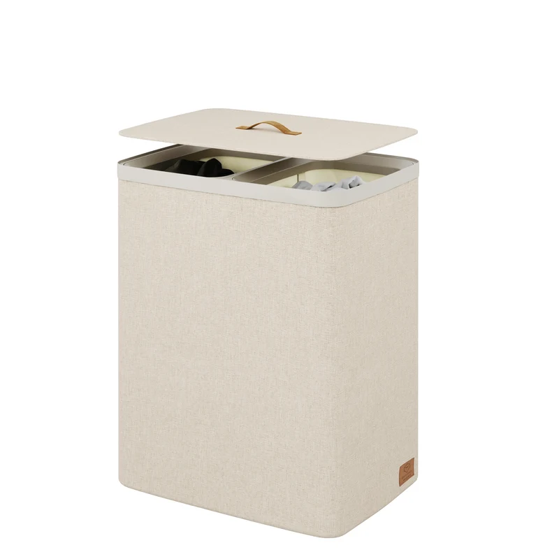 LOVE IT STORE IT Wäschesammler mit Unterteilern, 100l, 67x56x40 cm – PREMIUM