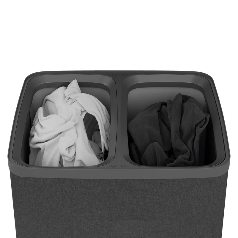 LOVE IT STORE IT Wäschesammler mit Unterteilern, 100l, 67x56x40 cm – PREMIUM
