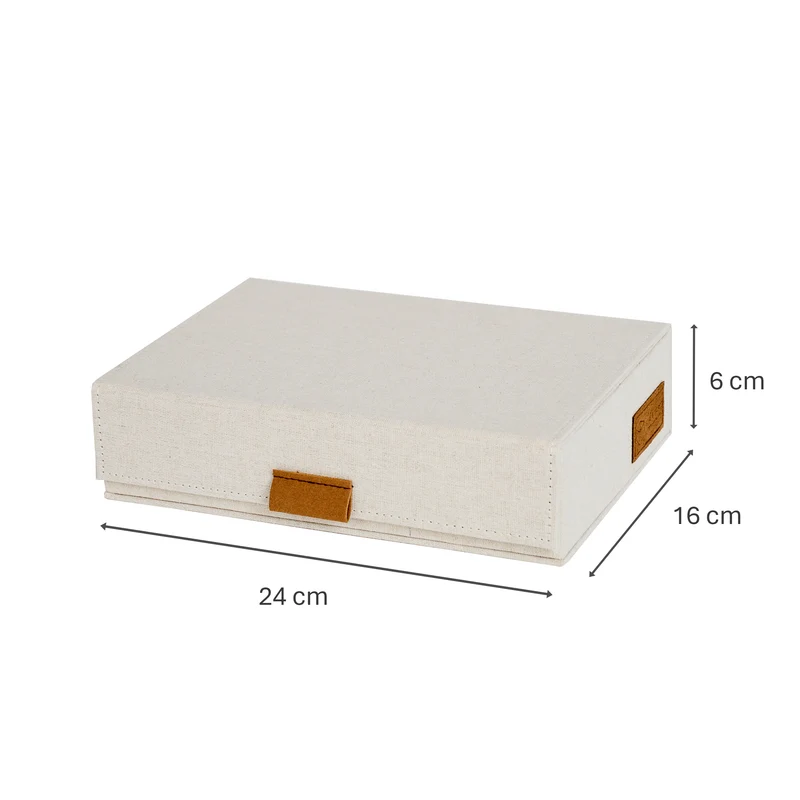 LOVE IT STORE IT Brillenbox mit Spiegel, 4 Fächer – PREMIUM NATUR