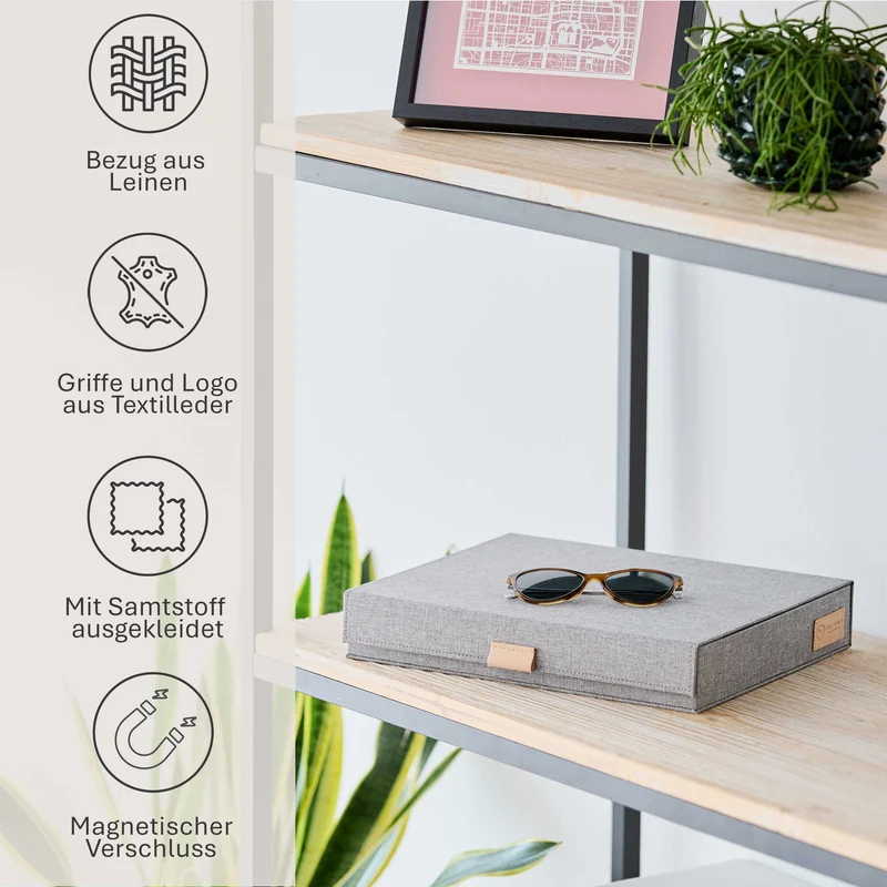 LOVE IT STORE IT Brillenbox für 8 Brillen – PREMIUM