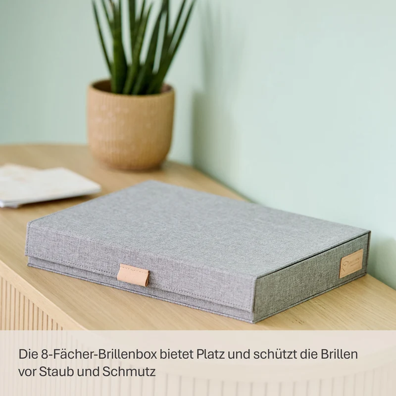 LOVE IT STORE IT Brillenbox für 8 Brillen – PREMIUM