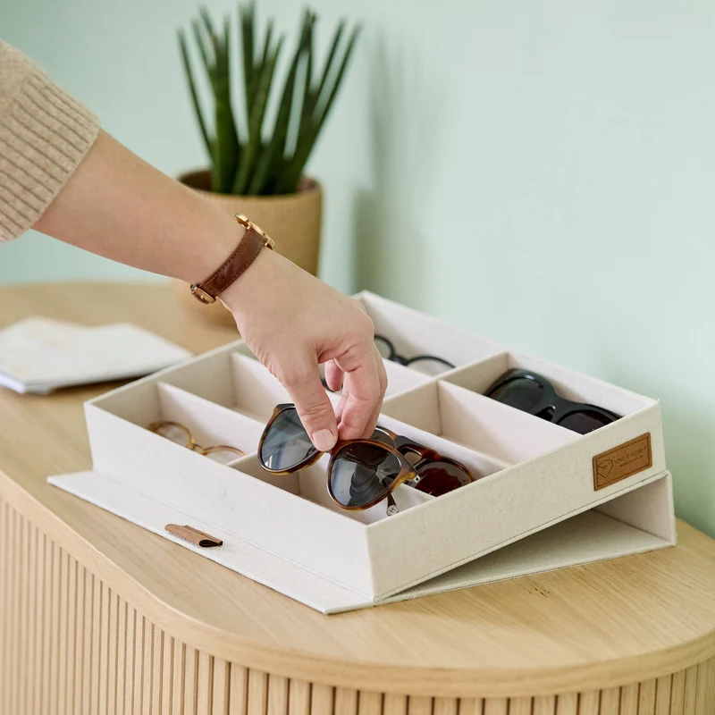 LOVE IT STORE IT Brillenbox für 8 Brillen – PREMIUM