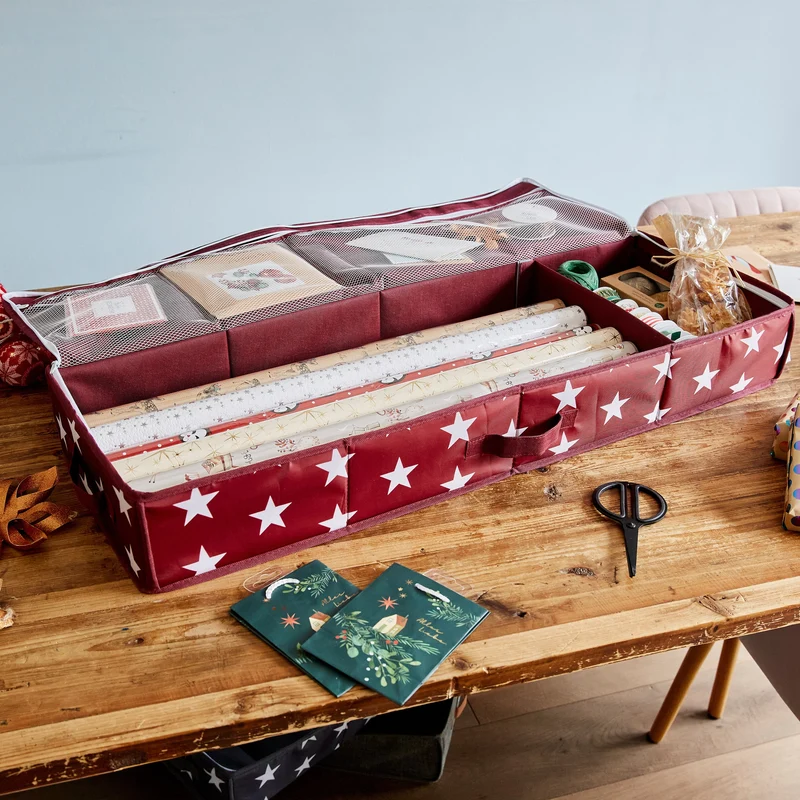 LOVE IT STORE IT Geschenkpapier Organizer, Stern – WEIHNACHTEN