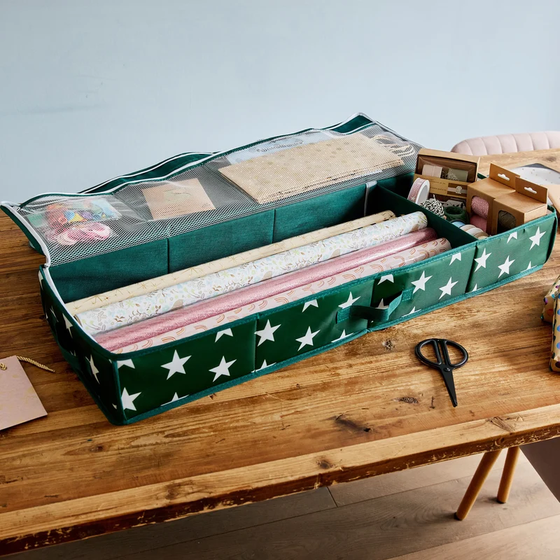 LOVE IT STORE IT Geschenkpapier Organizer, Stern – WEIHNACHTEN