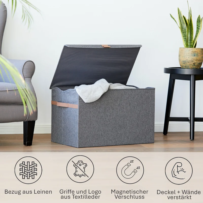 LOVE IT STORE IT Aufbewahrungsbox mit Deckel Groß – PREMIUM