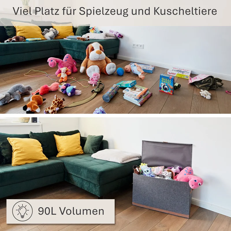 LOVE IT STORE IT Aufbewahrungsbox mit Deckel Groß – PREMIUM