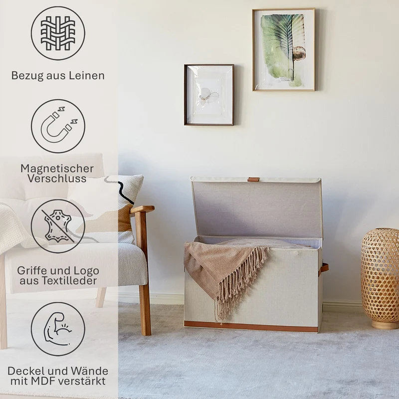 LOVE IT STORE IT Aufbewahrungsbox mit Deckel Groß – PREMIUM