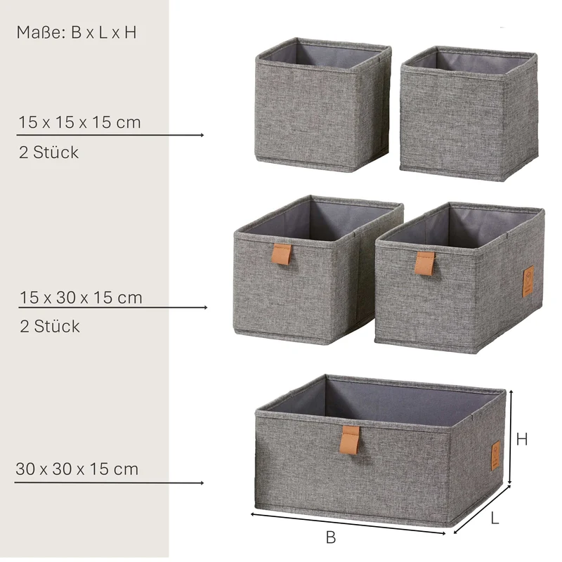 LOVE IT STORE IT Kleiderschrank Organizer 5-teilig – PREMIUM