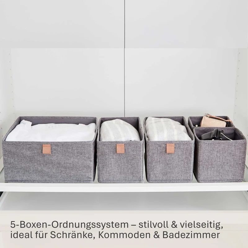 LOVE IT STORE IT Kleiderschrank Organizer 5-teilig – PREMIUM