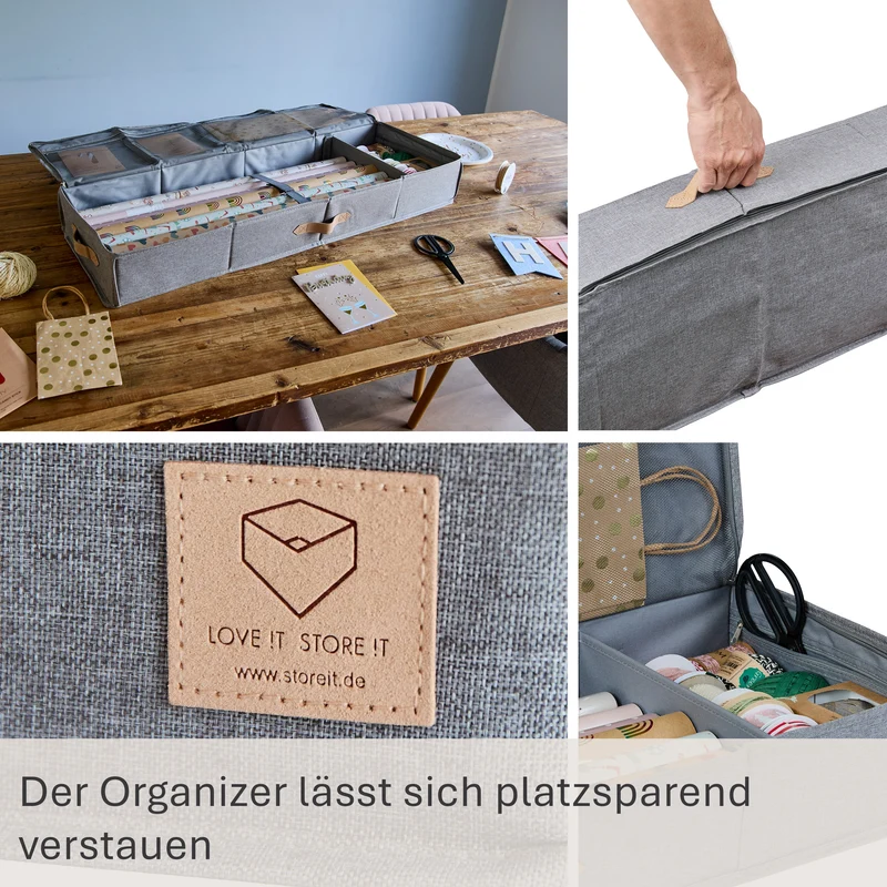 LOVE IT STORE IT Geschenkpapier Organizer – PREMIUM