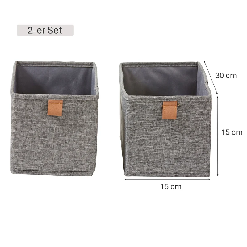 LOVE IT STORE IT Schubladenbox 2-teilig, 15x30x15 cm – PREMIUM