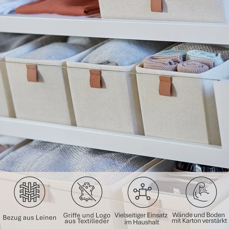 LOVE IT STORE IT Schubladenbox 2-teilig, 15x30x15 cm – PREMIUM