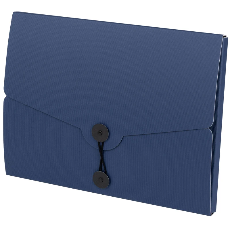S.O.H.O. Sammelmappe | A4 | Jurismappe mit Gummizug | navy-blau