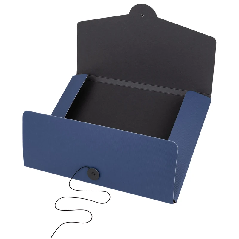 S.O.H.O. Sammelmappe | A4 | Jurismappe mit Gummizug | navy-blau