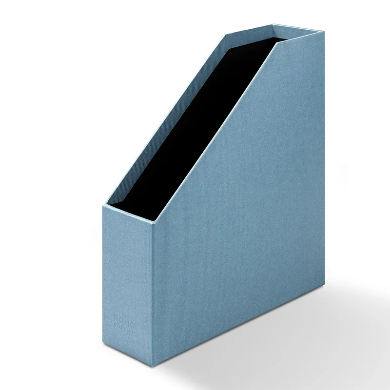S.O.H.O. Stehsammler | A4 | Zeitschriftensammler | denim-blau