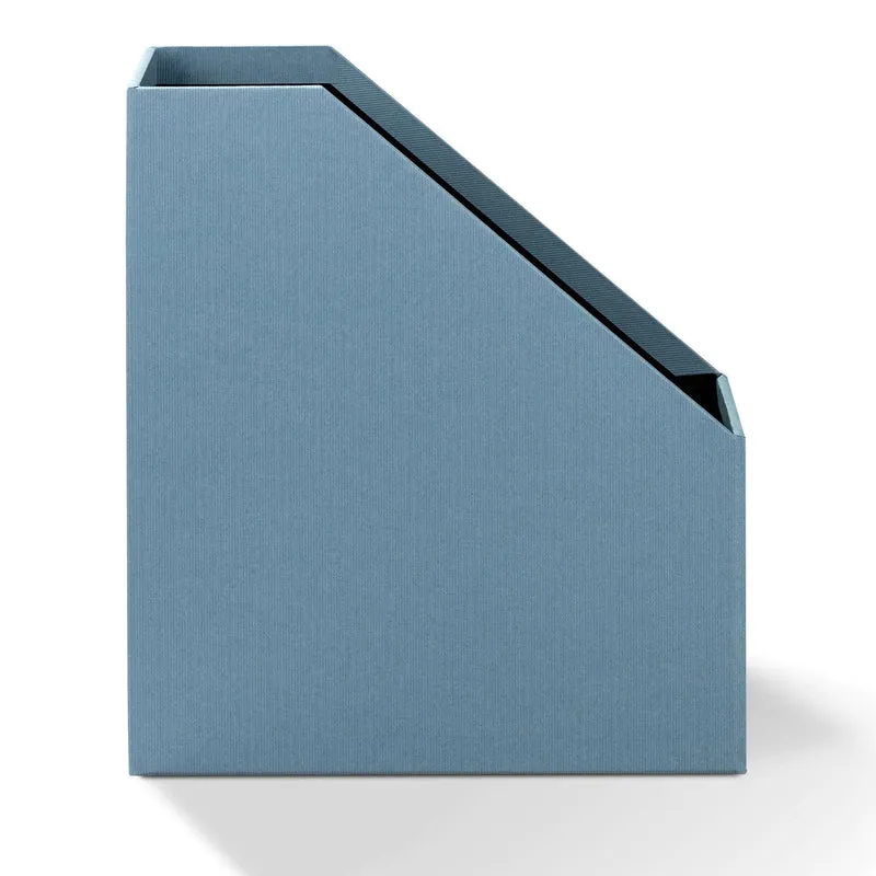 S.O.H.O. Stehsammler | A4 | Zeitschriftensammler | denim-blau