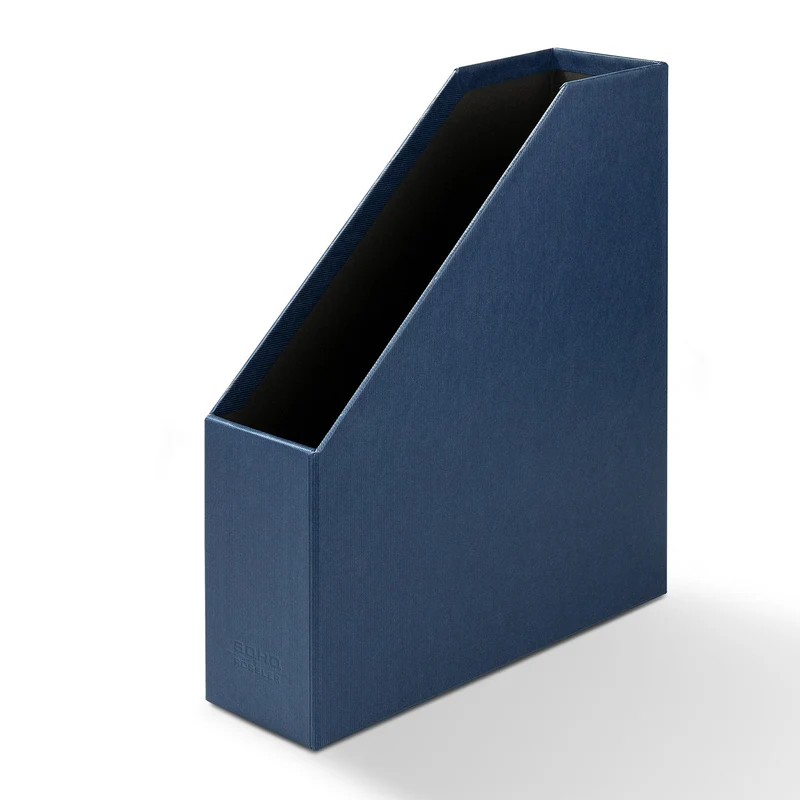 S.O.H.O. Stehsammler | A4 | Zeitschriftensammler | navy-blau