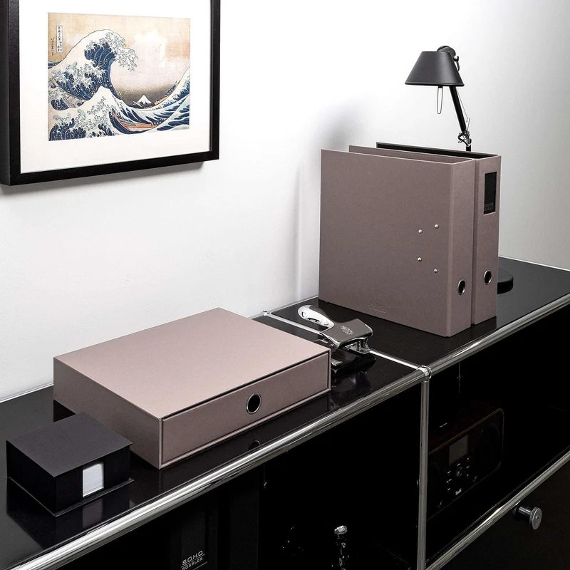 S.O.H.O. Schubladenbox | A4 | Querformat | 1 Fach | taupe